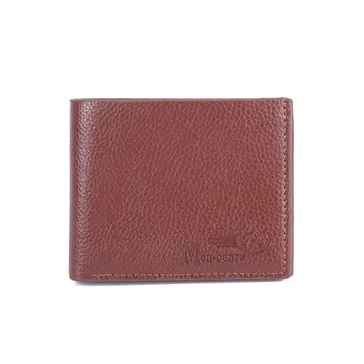 Short Men's Wallet, PU Leather, with Card Holder and Coin Pocket - 8