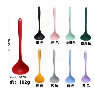 Silikon spatula, yapışmaz tavalar için özel silikon spatula, ev pişirme spatulası, yüksek sıcaklığa dayanıklı gıda sınıfı mutfak eşyaları seti spatula - 8