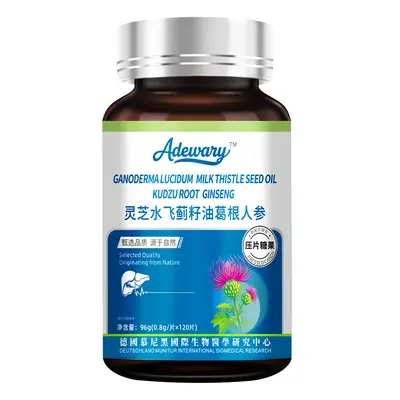 Ganoderma-Mariendistelsamenöl und Ginseng Leber-Schutzkapseln für Männer - 6
