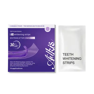 紫色美白漱口水便携袋包条装漱口水小包装清新口气薄荷Mouthwash - 11