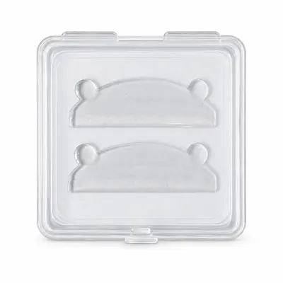 Glue-Free Self-Adhesive Eyelash Lift Silicone Pads, Bear Head Design - 13
