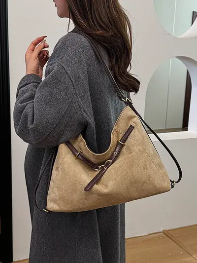 Women's Tote Bag, Large Capacity, Shoulder and Crossbody Strap - 5