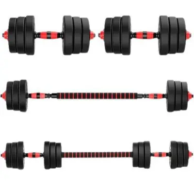 Foam-coated dumbbells for men's fitness training