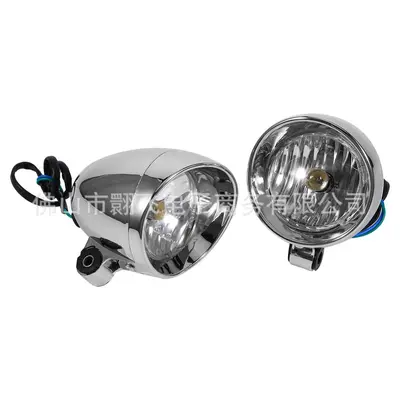 Universal Retro Bullet-Style Small Fog Light for Electric Vehicles, Easy Installation - 5