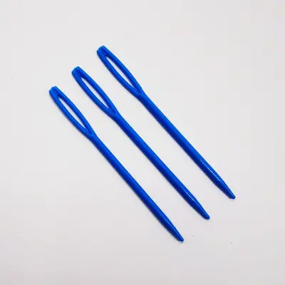 ABS Plastic Hand Sewing Needles, Large-Eye for Knitting and Embroidery - 7