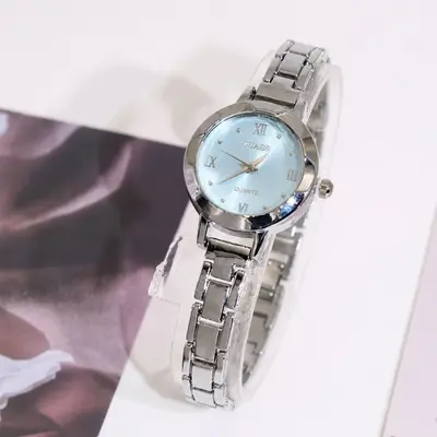 MICAI Women's Watch Fresh Blue Daisy Rhinestone Small Dial Elegant Ladies Quartz Watch Hot Selling Cross-border - 13