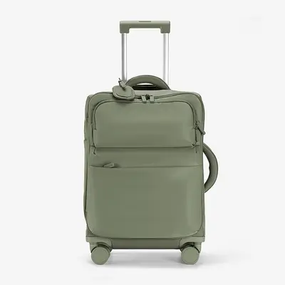 Original manufacturer luggage trolley bag new model cabin size suitcase 20 inch nylon fabric bag ultra-light coded travel bag - 10