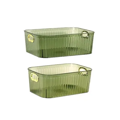 Acrylic cosmetic storage box, transparent design - 6