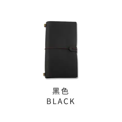 Genuine Leather Vintage Travel Notebook, Handmade Loose-Leaf, Engravable - 11