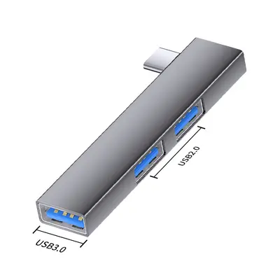 typec genişletici 3.0 alaşımlı harici dizüstü bilgisayar fişi çoklu arayüz dönüştürme usb arayüzü çok fonksiyonlu - 9