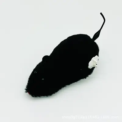 Wind-Up Plush Mouse, Cat and Dog Toy - 8