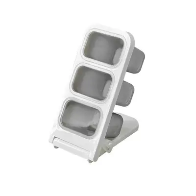 Angled pencil holder, large capacity desk storage organizer
