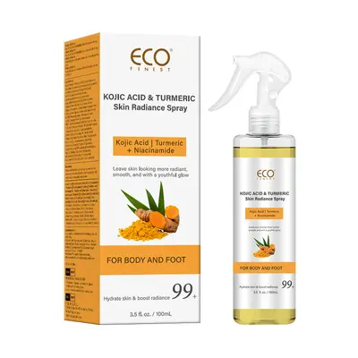 Kojik Asit Zerdeçal Vücut Spreyi, Peeling ve Cilt Tonu Aydınlatıcı - 6