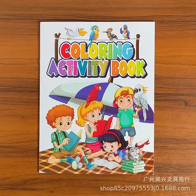 Cartoon-Malbuch für Vorschulkinder