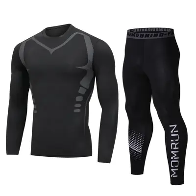 Men's Fitness Set, Compression Fit, Quick-Dry, Fleece-Lined - 13