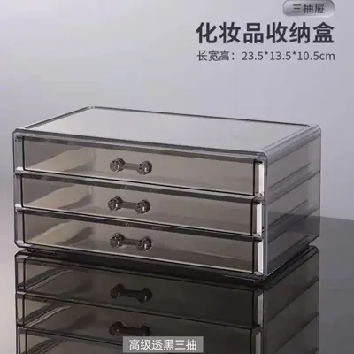 Acryl-Kosmetik-Aufbewahrungsbox mit Schublade Schreibtisch-Organizer - 13