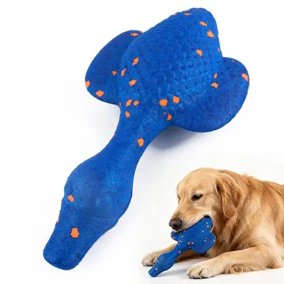 ETPU Bite-Resistant Animal-Shaped Dog Toy, Squeaky, for Teething