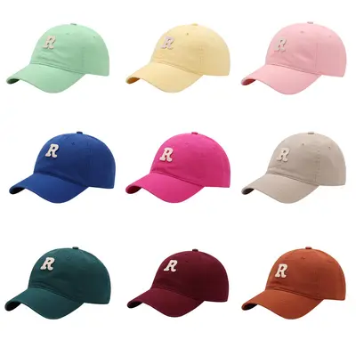 Korean versatile face-slimming small R-shaped baseball cap, curved-brim sun visor autumn and winter new fashion extended sun protection duck bill cap