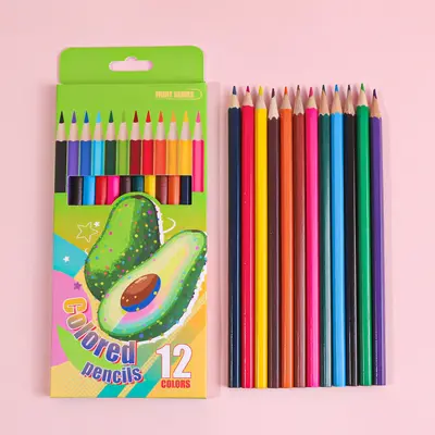 Cute Monster 12-Colour Pencil Set in Box, Erasable, EN71 Certified - 11