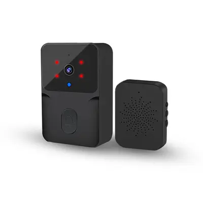 智能可视门铃带摄像头远程监控 家用互联可视语音对讲机带显示屏 - 7