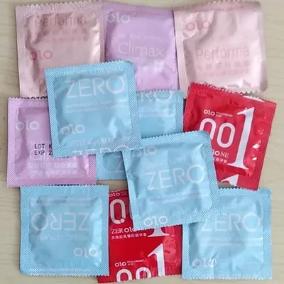 Olo Ultradünnes Einzelkondom mit viel Gleitmittel - 8