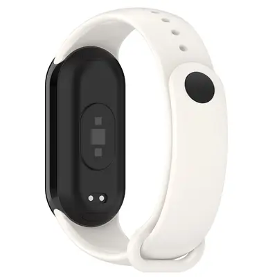 Xiaomi Mi Band 9, 10, 11 için Silikon Kordon, Metal Toka, Mi Band 8 NFC Uyumlu