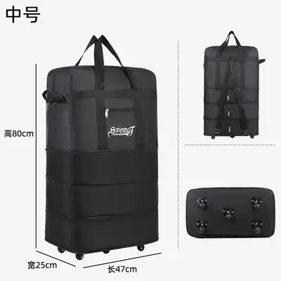 Neue Stilreisetasche für Flugreisen, großes Fassungsvermögen, elegant, Universal-Sport- und Fitness-Tasche, tragbare Aufbewahrungstasche, zum Transportieren. - 8