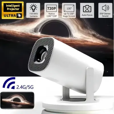 Intelligenter 270° Drehprojektor Ultra-HD 1080P Heimkino Mobile Projection Beamer Kompakt