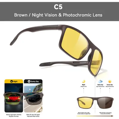 KDEAM Large Size Fashion Polarized Sunglasses Outdoor Casual Sunglasses Central Asia Eyewear Wholesale KD101-PLUS - 11