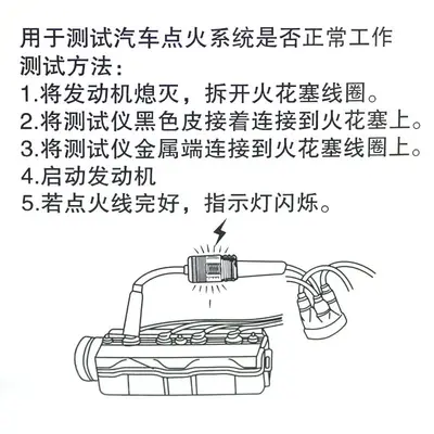 Automobile Spark Plug Tester, Ignition System Check - 5