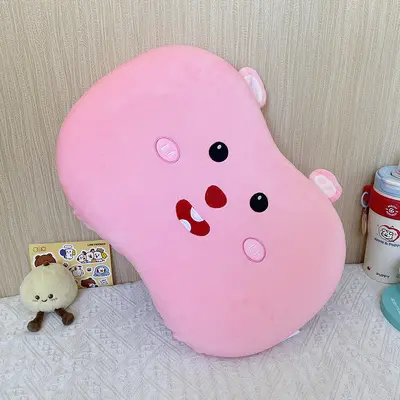 Kedi desenli bellek köpüğü yastık, seyahat boyun yastığı - 7