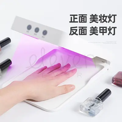 LED manikür lambası yüksek güçlü tırnak kurutucu aynalı - 2