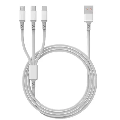 Huawei type-c Apple Android 6A üçü bir arada şarj kablosuna uygun bir ila üç süper hızlı şarj veri kablosu