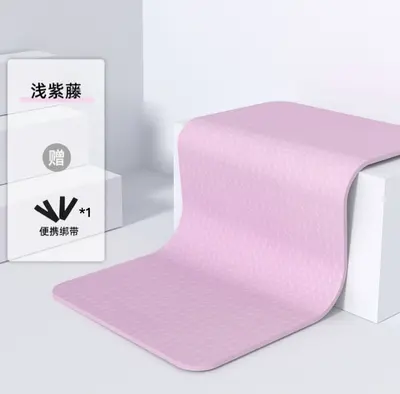 瑜伽垫男士健身家用防滑减震静音运动舞蹈锻炼隔音地垫子跳绳垫子 - 8