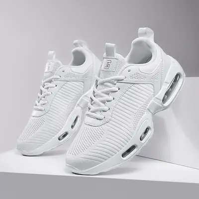 Men's Air Cushion Running Shoes, Cushioned and Breathable