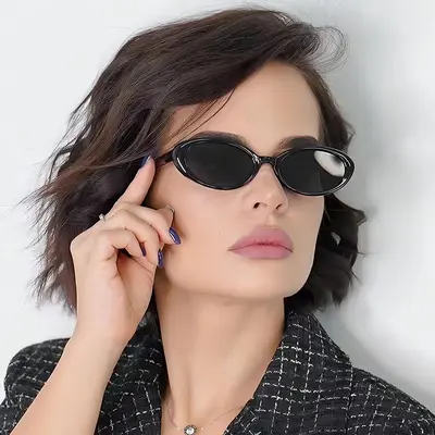 Retro Vintage Metal Sunglasses, Ins Style - 3
