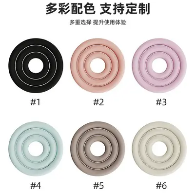 负重圆环用于瑜伽普拉提力量训练健身防尘手感油硅胶圆行运动环