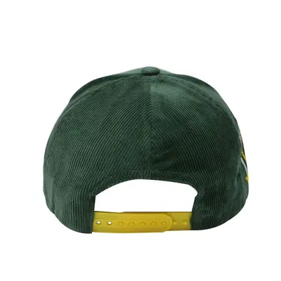 Green embroidered baseball cap men's adjustable