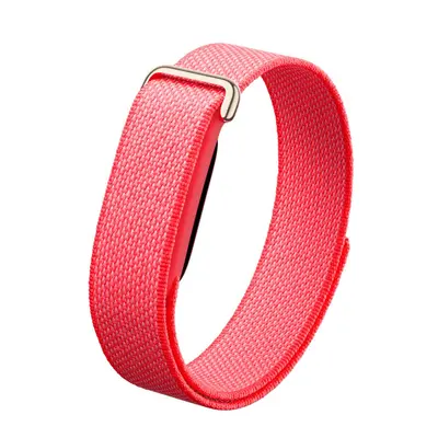 Nylon Hook-and-Loop Watch Band for Google Fitbit Air, Loop Design - 12
