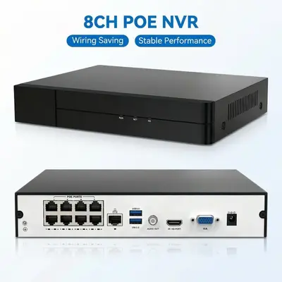YNVR-P8 8 Bağlantı Noktalı POE NVR 4K