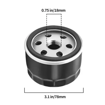 Çim biçme makinesi filtresi 49065-7007 / 49065-0721, FR691V FR651V uyumlu