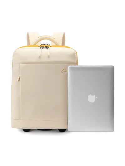 Stok Tekerlekli Sırt Çantası Ucuz Havayolu Bahar Sonbahar Havayolu Seyahat Çantası Kabin Bagajı 40×30×20cm Laptop Çantası