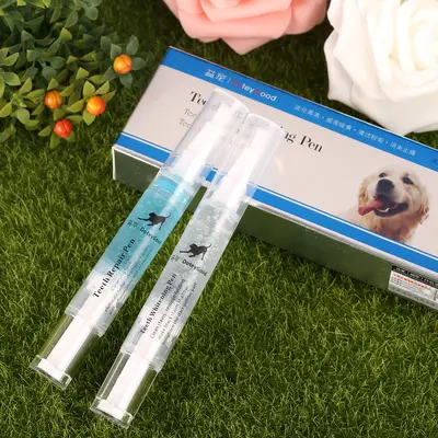 Köpek ve kedi diş temizleme seti, tartar ve kalkül temizleme kalemi