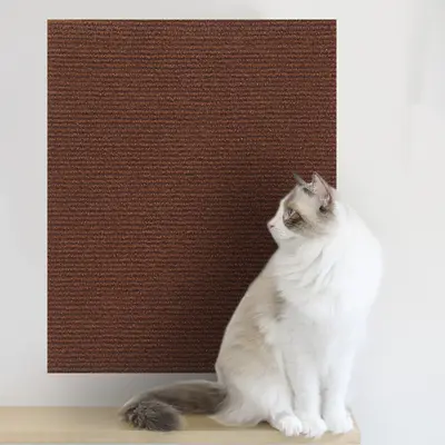 Self-Adhesive Cat Scratch Sofa Protector Pad, Wall Sticker and Scratching Board - 11