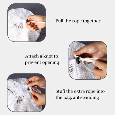 Mesh Laundry Bag for Bras and Underwear, Dirty Clothes Storage Bag