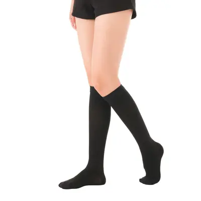 Graduated Compression Calf Socks, Grade I and II, Mid-Calf Nurse Socks - 10