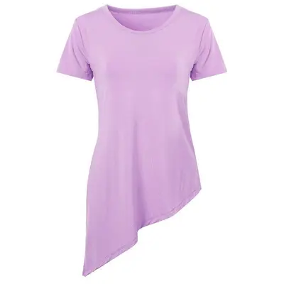 Women's Yoga and Running Sports Top, Slim Strap Short-Sleeve, Quick-Drying