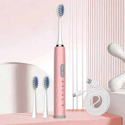 Electric toothbrush couple set fully automatic sonic rechargeable gift box - 7