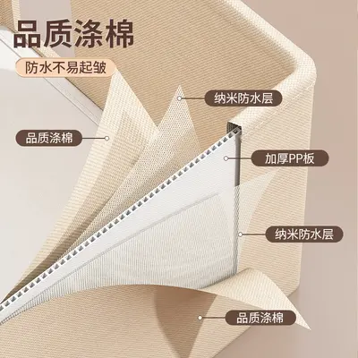 内衣收纳盒家用衣柜抽屉储物袜子分格盒宿舍内裤文胸整理盒可水洗 - 5