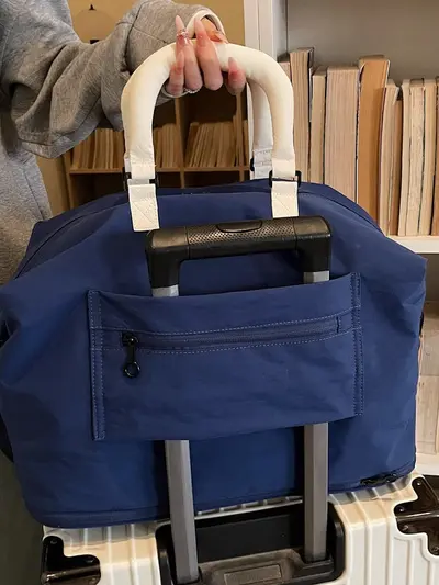 Cross-border High-appearance Bow Large-capacity Travel Bag Luggage Single-shoulder Padded Handbag Fitness Sports Carry-on Bag